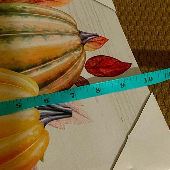 NWT Pumpkin Fall canvas decor 
2- 10x 10 wall art - Picture 4 of 4